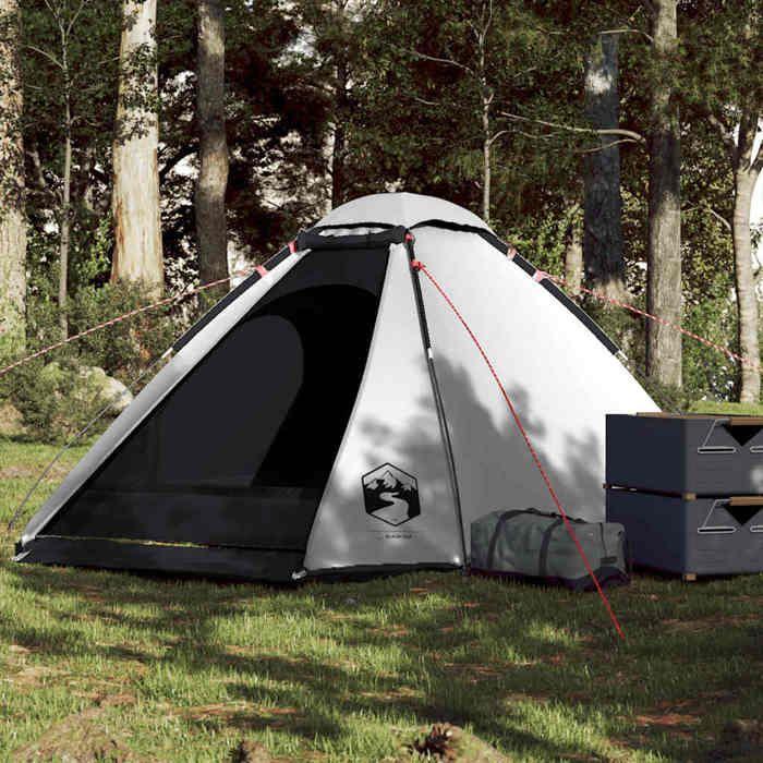 VidaXL Tente de camping à dôme 4 personnes tissu occultant imperméable, tente, abri de camping, abri de jardin, tente de 94772