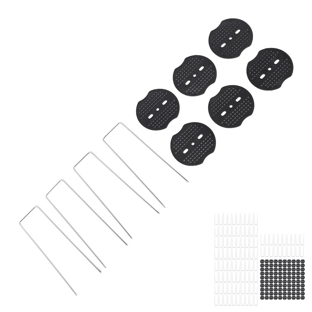 100 шт. U-образные скобы для крепления к земле из оцинкованной стали с буфером