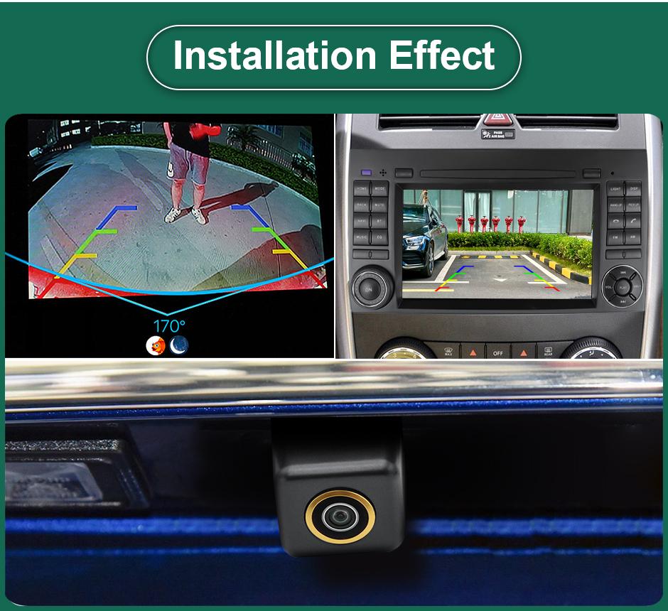 HD AHD 1080P 1000TVL Водонепроницаемая автомобильная камера заднего вида для Mercedes Benz W213 W221 S Class Багажник Зарезервированное отверстие