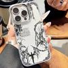 Ретро Готический Стиль Y2K Чехол для Телефона Для iPhone 17 16e 16 15 14 13 12 11 mini Pro Max X XR XSMAX 8 7 Air Plus Прозрачный Чехол