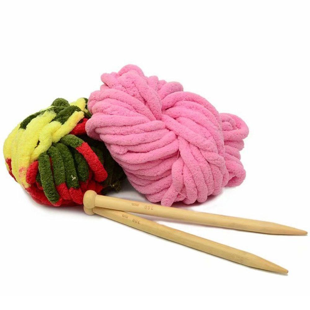 Пряжа шенилловая толстая мягкая пряжа для одеяла, грубая пряжа для вязания спицами и крючком