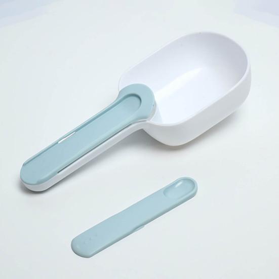 Лопата для корма для домашних животных, высокая прочность, удобная ручка, портативная ложка для кормления домашних животных с уплотнением