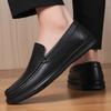 Модная деловая мужская обувь лоферы Высокое качество Обувь слипоны Всепогодная Мужская Удобная обувь для ходьбы Натуральная кожа Мужская повседневная обувь Мужская