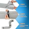 Reusable Insulated Hoses Duct Cover Insulated Air Conditioner Hose Cover  Home Improvement