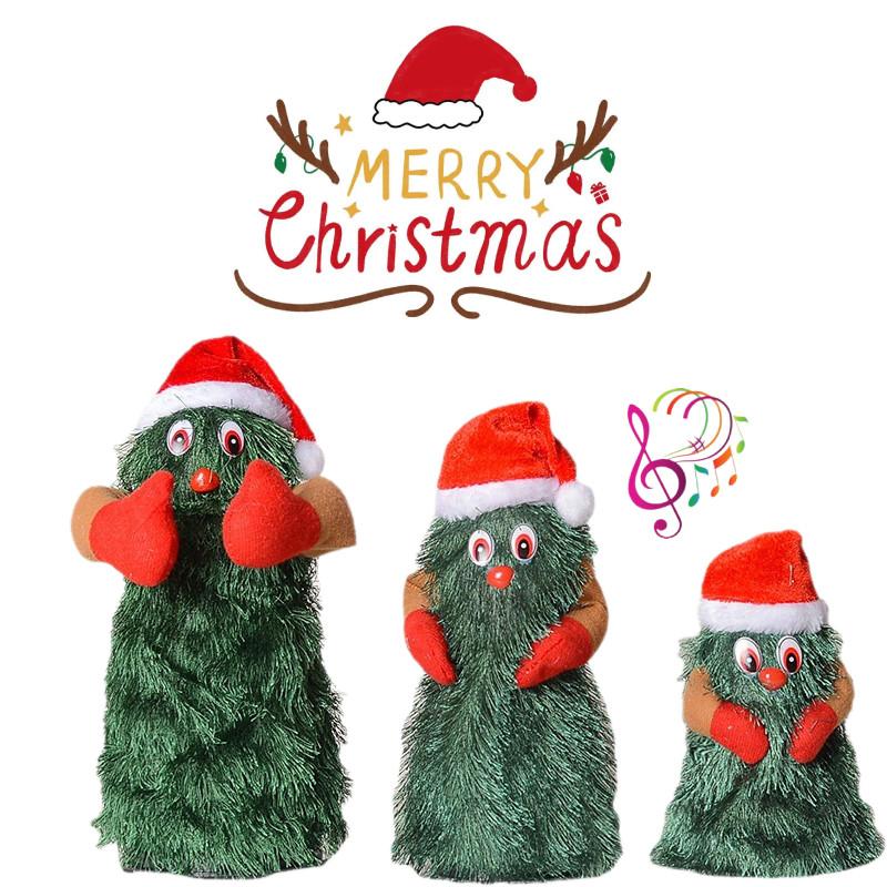 Дерево Электрическое Рождественское Вращающееся Танцующее Поющее Игрушки Кукла Подарок