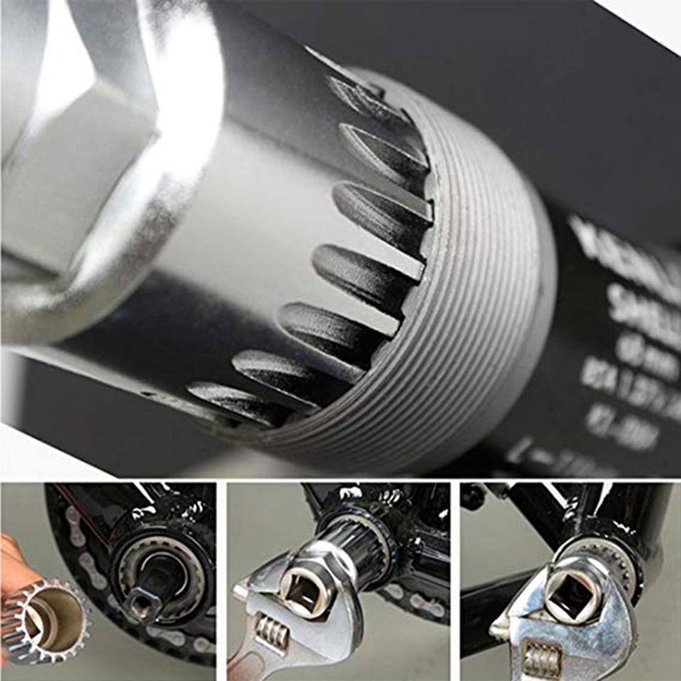 Bicycle Bottom Bracket MTB Bike Crank Extractor Remover Bottom Bracket Repair Tool 20 Teeth Fit Teeth Diagnostic-tool Repair
