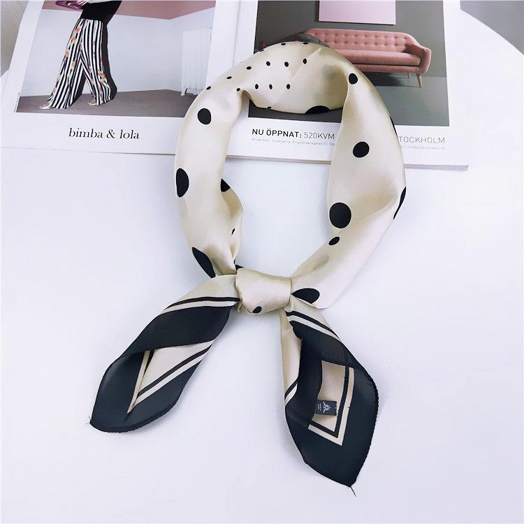 Модный декоративный шарф, повязка для волос, резинка для волос 70, маленький квадратный шарф, шелковый шарф, женский весенне-осенний универсальный маленький шарф, профессиональный шарф