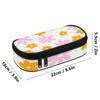 Pen Case Wear Resistant Polyester High Capacity Secure Zipper with Main Compartment Mesh Pocket and Pen Slots for Daily School Use