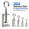 Pull Ring C-clamp Adjustable Fixed Holder Clip High Quality Square Clamp  Hardware Fasteners