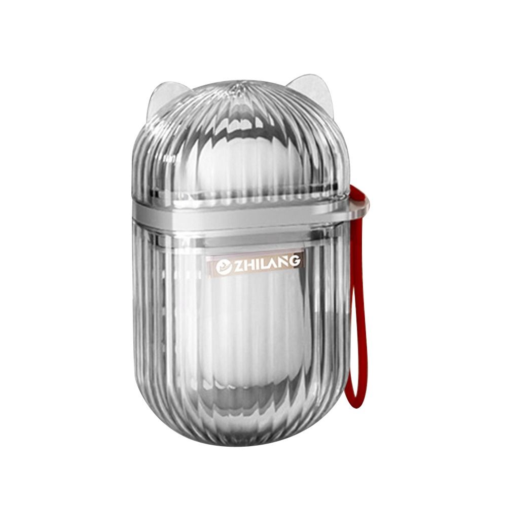 Мыльница для путешествий из ПЭТ, мини-портативная прозрачная наружная мыльная емкость, дренажная, водонепроницаемая, герметичная, для хранения мыла