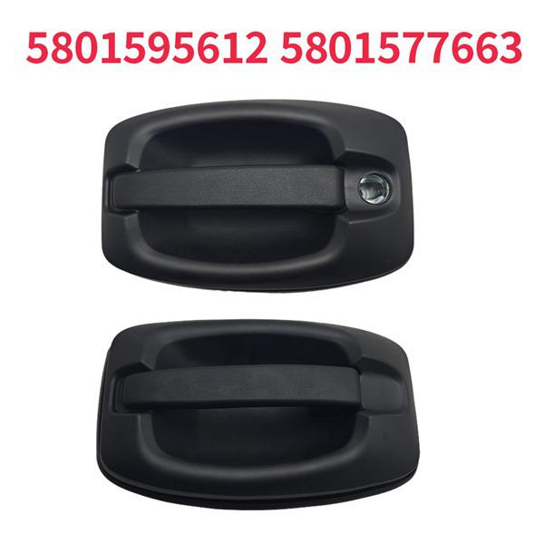 1 Pair Exterior Door Handles for 11-14 Iveco Daily (5801595612, 5801577663)