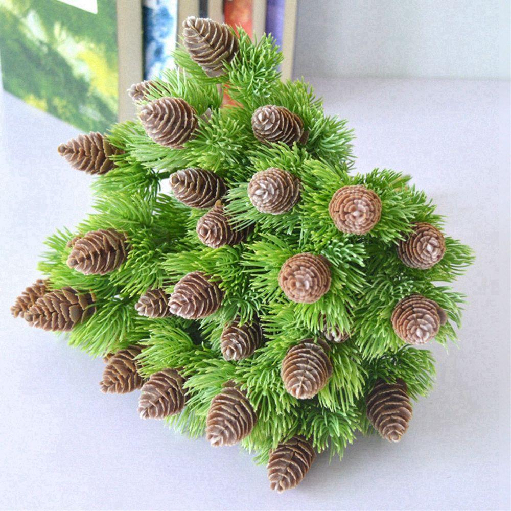 Party Xmas Crafts Simulation Pine Cones Artificial Plant Artificial Decorations Christmas Supplies