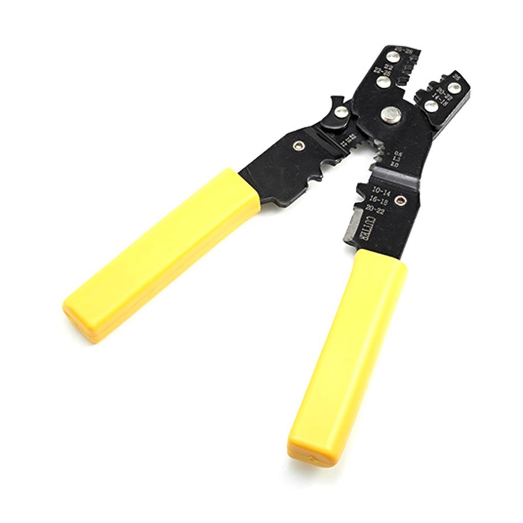 Multifunctional Crimping Tool Hand Pliers Wire Cutter AWG22-10 High Carbon Steel Terminal Connectors Wire Plier Cutters