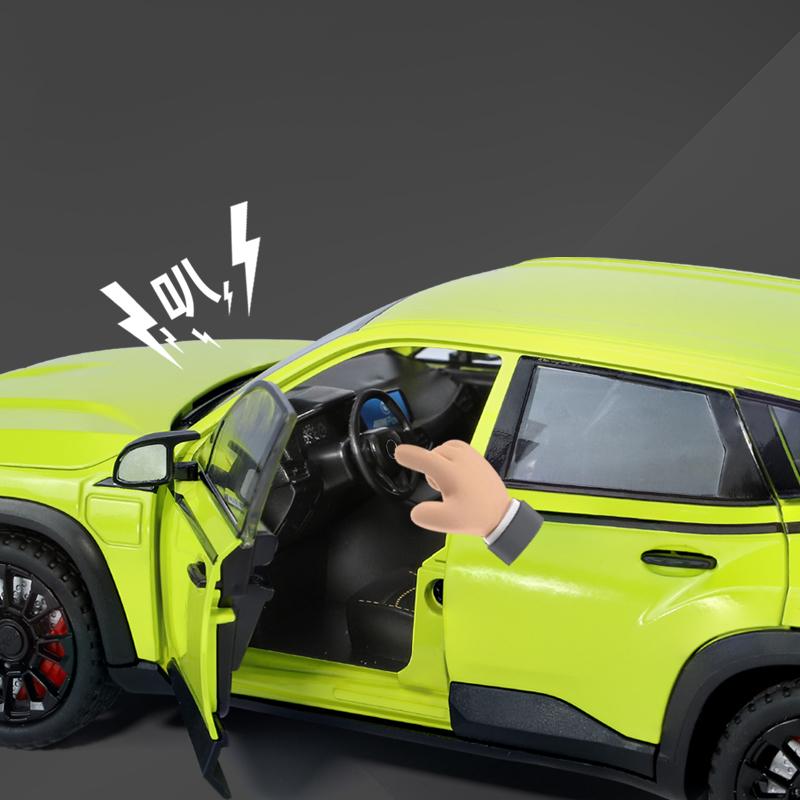 1:24 BMW The XM Литая модель автомобиля Сплав Звук Свет Украшения Симуляция Настольный дисплей Праздничный подарок С парнем Дети