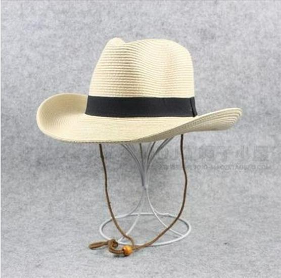 Мужская складная соломенная шляпа с большими полями для летних путешествий