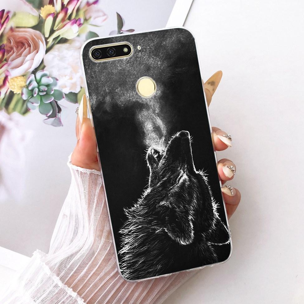 For Huawei Y6 Prime 2018 Case Transparent Cute Fashion Butterfly Funny Painted Casing For Huawei Y6Prime 2018 ATU-L31 ATU-L42