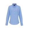 Womens/Ladies Striped Oxford Long-Sleeved Formal Shirt