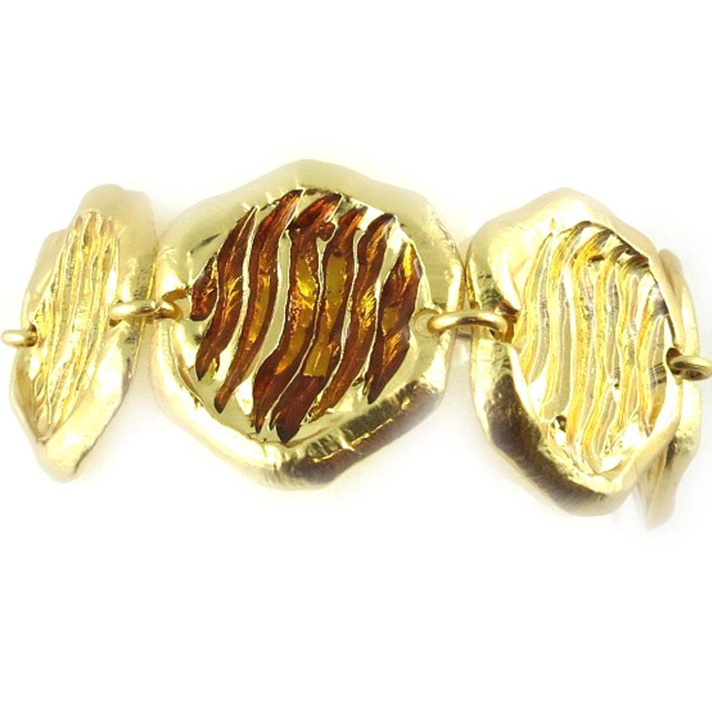 Dolce Vita [E1586] - Дизайнерский браслет «Джаллия» из золотого янтаря