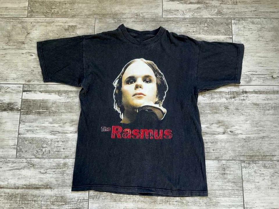 Рок-группа The Rasmus Лаури Илонен Черная унисекс футболка Все размеры UU1078