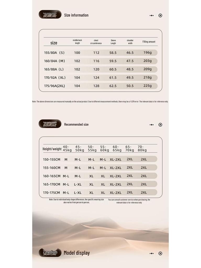 SNOWFLYING Женское длинное зимнее пальто с высоким содержанием пуха