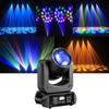 100W LED Lyre Beam Moving Head Light | Sound Activated & DMX Control, Includes Flight Case for DJ/Disco/Wedding/Bar Stages