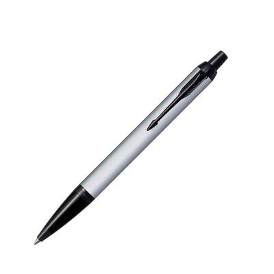Шариковая ручка PARKER IM Matte Gray BT со средним кончиком в подарочной коробке. Оригинальный импортный продукт 2127895Z. На масляной основе.