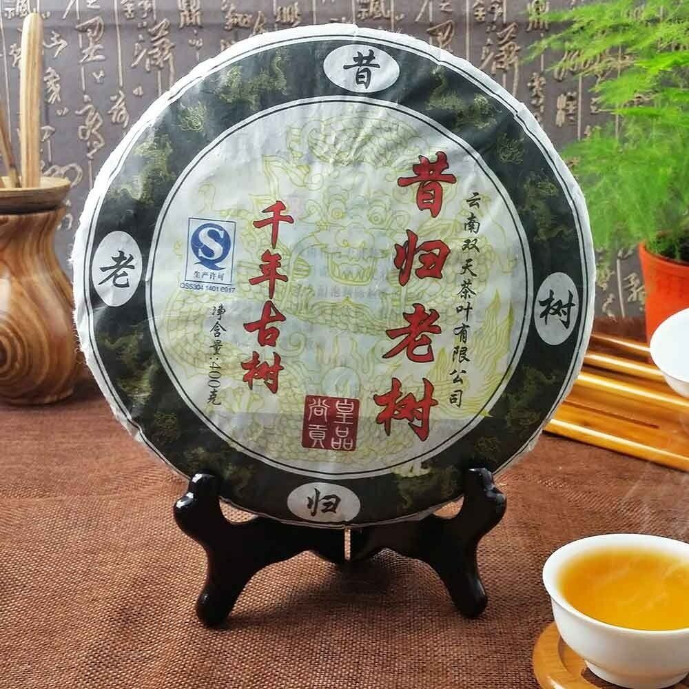 2012 Xi Gui Ancient Tree Tea Puerh SHUANG TIAN Raw Puer 400g