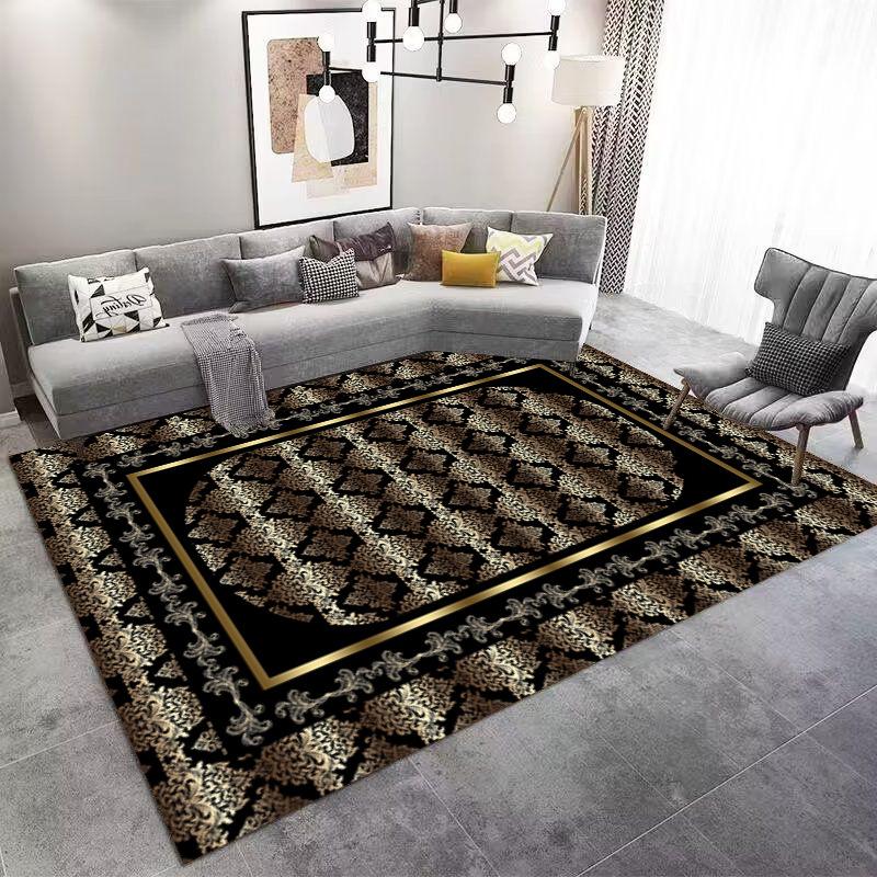 Minimalistic Carpet For Living Room Slip Resistant Rug For Sofa And Coffee Table Bedroom And Study Floor Mat Stylish Area Rug