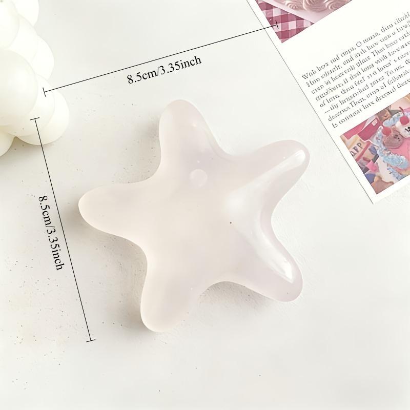 Squishy Color-Changing Starfish Maltose Fidget Toy Soft Stars Sensory Squeeze Toy Anxiety Relief Novelty Decompression Gift