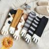 Female Autumn and Winter Lovely Cat PAWS Thickened Warm Floor Sleeping Socks
