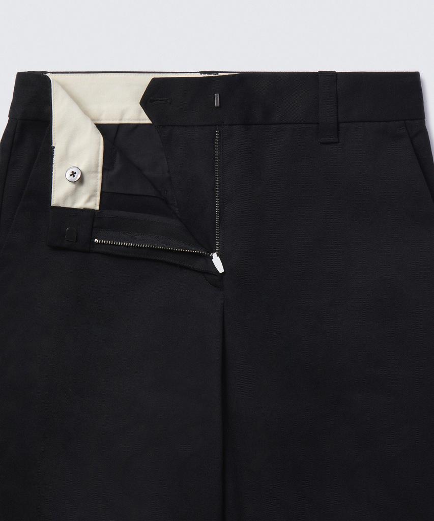 MUSINSA STANDARD WOMAN Women'S Heavyweight Cp Regular Fit Chino Pants [Black]