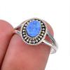Natural Australian Opal Gemstone 925 Solid Sterling Silver Ring Size 6.5 u9R25