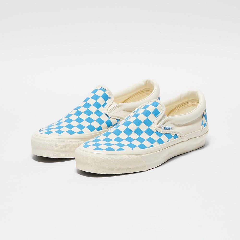 Vans Mte Slip On Issue 98 шахматная доска циан синий Vn000cwa0h71