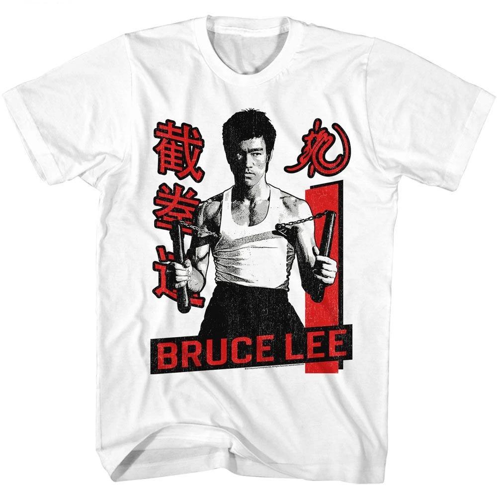 Bruce Lee Nunchucks White Icon Children's T-shirt