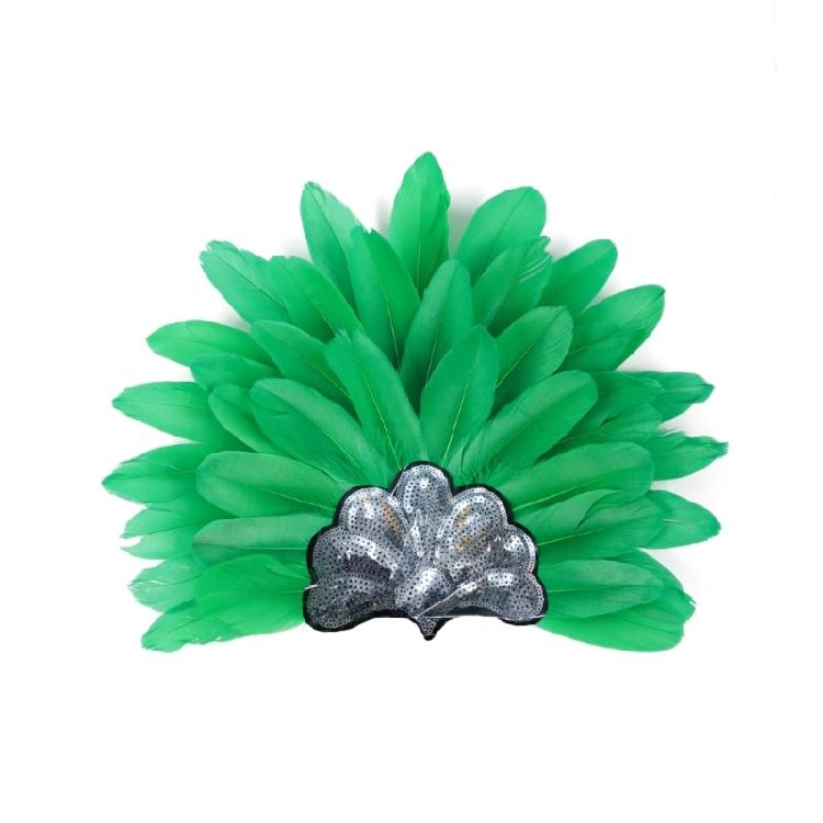 Повязки на голову с перьями и пайетками, головные уборы для Масленицы для девочек, маскарадные аксессуары