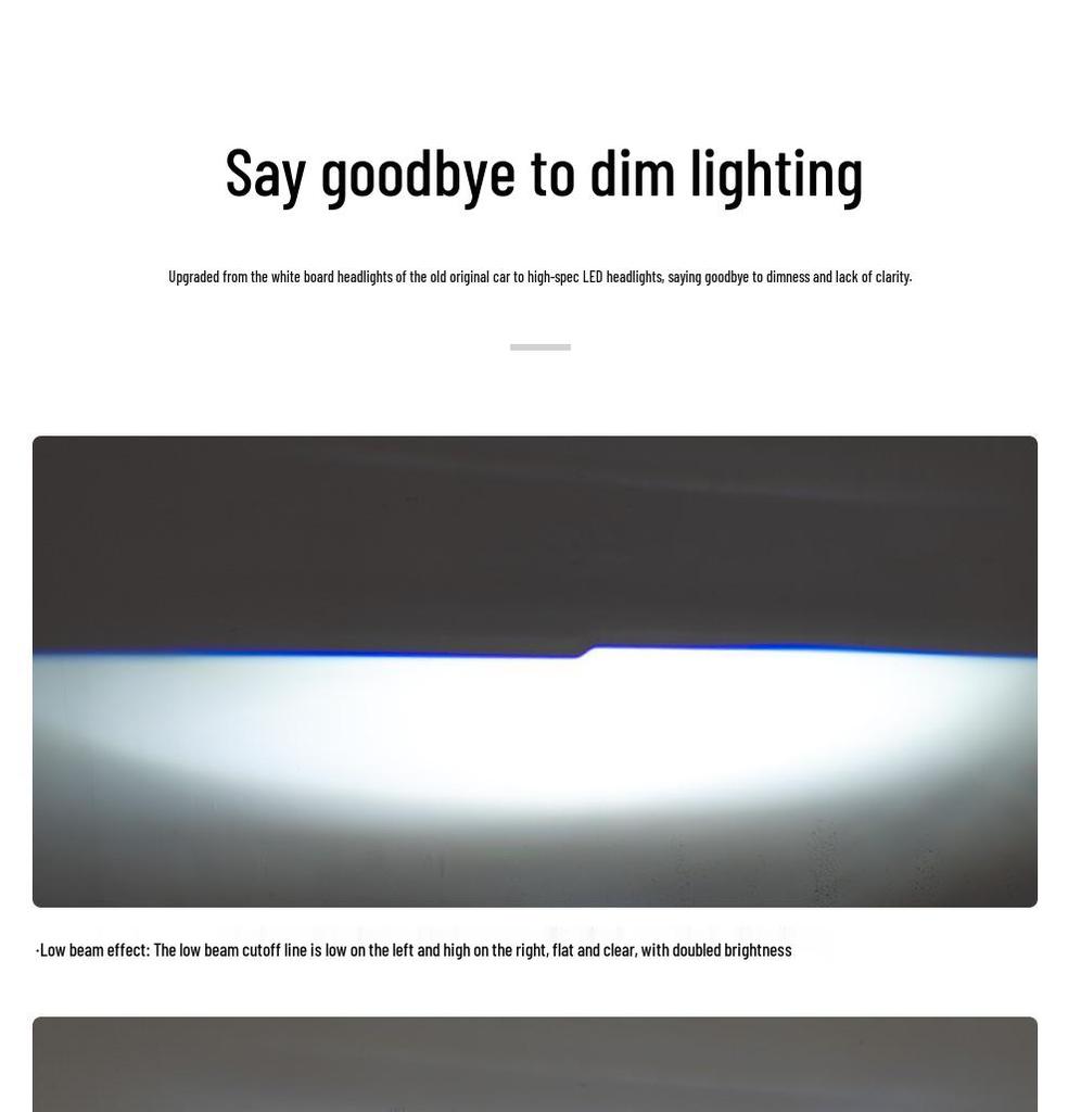 LED Projector Headlights for 14-22 Tacoma & 4Runner - High/Low Beam with US Spec Daytime Running Lights