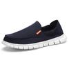 Летние мужские парусиновые повседневные лоферы большого размера для внешней торговли, мужская обувь Amazon, обувь для вождения с одним педалем, ленивая обувь