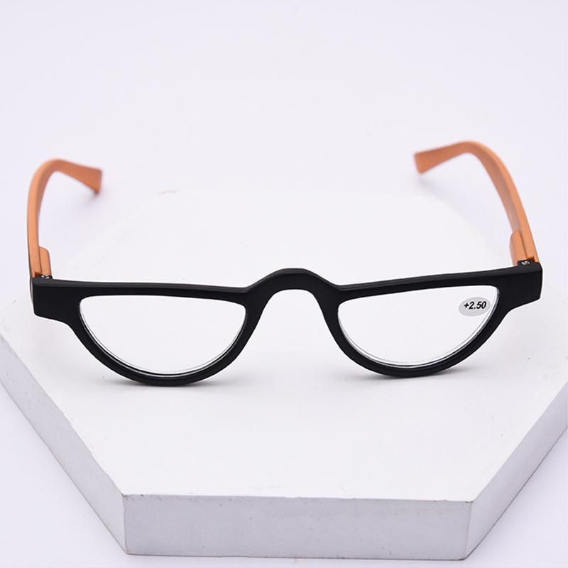 Новые прозрачные линзы очки ультралегкие очки для чтения с оправой из поликарбоната модные женские мужские ретро пресбиопические маленькие очки кошачий глаз