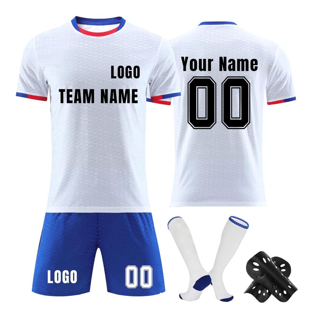 Personalised Shirts Kit Mens Girls With Name Number Custom Football Jerseys For Boys Training Suit