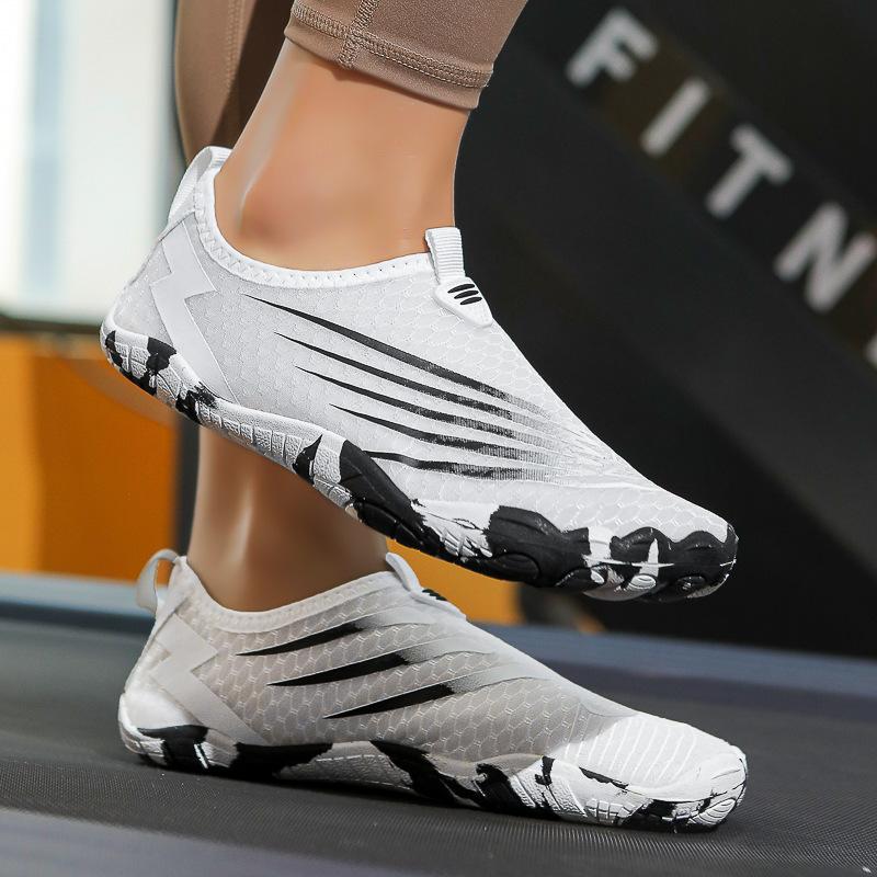 Новая пляжная обувь для отдыха на открытом воздухе, мужская и женская обувь для ручья, обувь для плавания вброд, нескользящая и устойчивая к порезам, дышащая задняя часть, мягкая подошва, быстросохнущая обувь для плавания