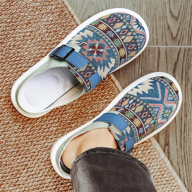 Большой размер 47 роскошные мужские полутапочки сандалии удобные дышащие парусиновые повседневные туфли мужские модные кроссовки для отдыха мужские тапочки сланцы обувь мужская