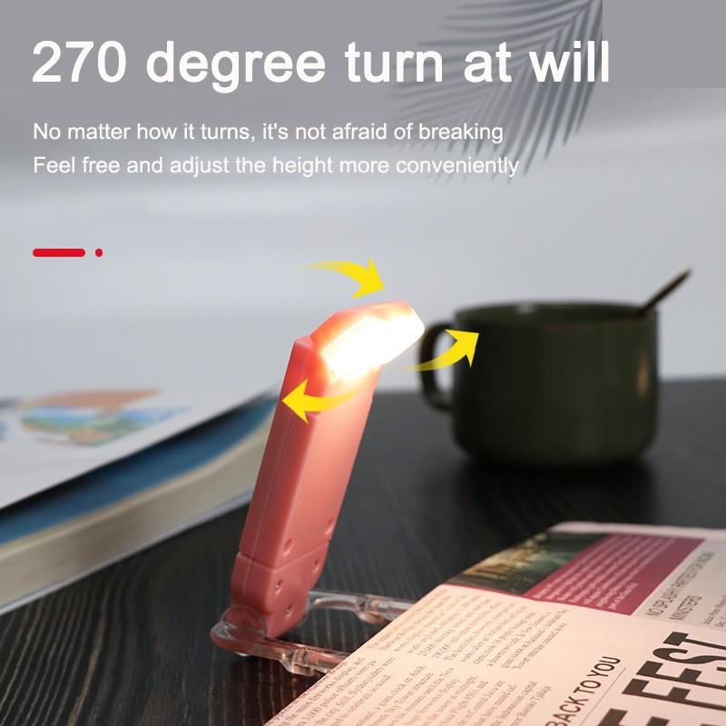 Светодиодный USB перезаряжаемый светильник для книг, светильник для чтения, защита глаз, ночник, портативный настольный светильник с зажимом, светильник для чтения, ночник
