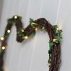 Green Leaves Light LED Copper Wire Lighting Chains AA Battery 2m 5m 10m for Wedding Forest Table Christmas House Party Decorate