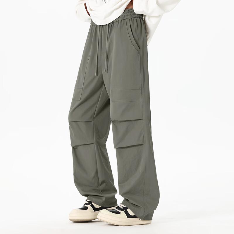 VANCL Men's Outdoor Casual Straight-Leg Paratrooper Pants