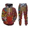 Народные толстовки с 3d принтом на заказ, брюки, костюмы для мужчин и женщин, спортивный костюм, комплекты из 2 предметов, с длинным рукавом, этнический стиль, африканские даньшики, мужская одежда