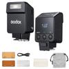 Godox TTL Mini Camera Flash for Intuitive Recycle Approximately 700 Compact Black iT22-N Nikon, Display, 1.5-Second Time, Built-in USB-C Charging,