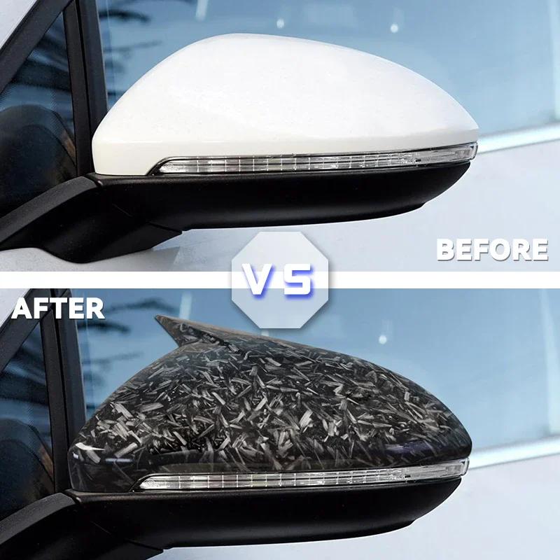 Для VW Golf 7 MK7 MK7.5 GTI R GTE GTD 2014-2019 Крышки зеркал заднего вида Накладки боковых зеркал Автоаксессуары