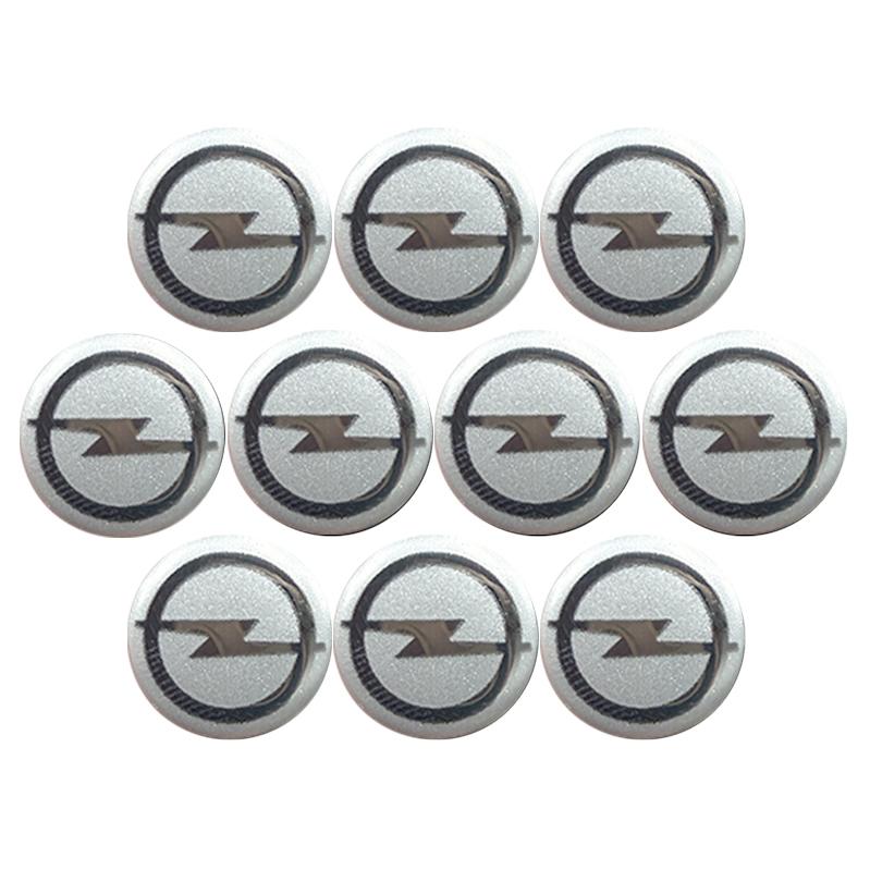 2pcs 5pcs 10pcs 3D 14mm foropel car key fob case Badge button Badge logo straight folding remote Keychain Replacement Sticker