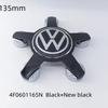 For VOLKSWAGEN 4pcs 135mm Volkswagen Golf Polo Car Wheel Center Caps 5Pins Rim Hub Cover Hubcap Logo Badge Emblem Accessories 4F CWX1 QQ94