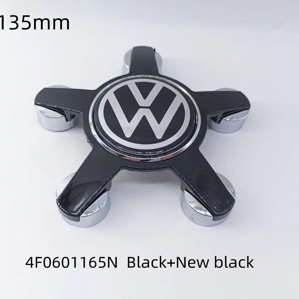 For VOLKSWAGEN 4pcs 135mm Volkswagen Golf Polo Car Wheel Center Caps 5Pins Rim Hub Cover Hubcap Logo Badge Emblem Accessories 4F CWX1 QQ94